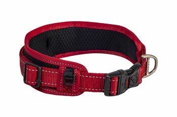 Rogz Utility Padded Halsband Red