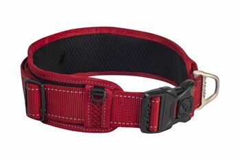 Rogz Utility Padded Halsband Red