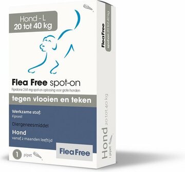 Flea Free Spot On Hond L 20-40 kg