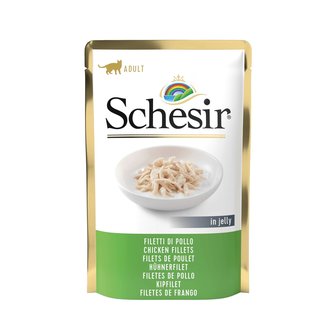 Schesir Cat Chicken Fillets in Jelly 85 gr