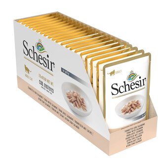 Schesir Cat Tuna &amp; Salmon in Jelly 85 gr