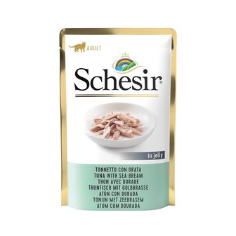 Schesir Cat Tuna &amp; Seabream in Jelly 85 gr