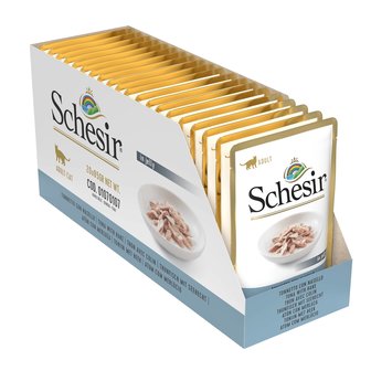 Schesir Cat Tuna &amp; Hake in Jelly 85 gr