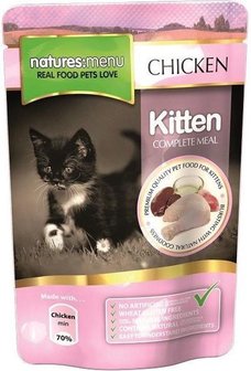 Natures Menu Cat Pouch Kitten 100g