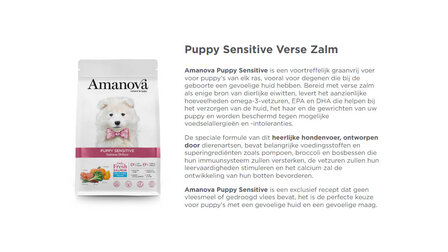 Amanova Puppy Sensitive Salmon Deluxe 7 kg