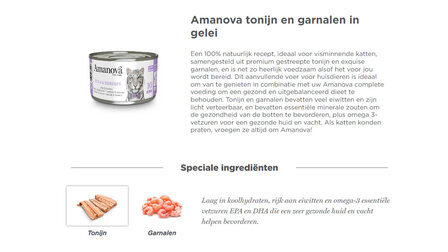 Amanova 10 Tuna &amp; Shrimps 70 gram