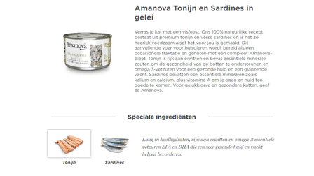 Amanova 14 Tuna &amp; Sardines 70g