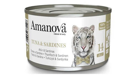 Amanova 14 Tuna &amp; Sardines 70g