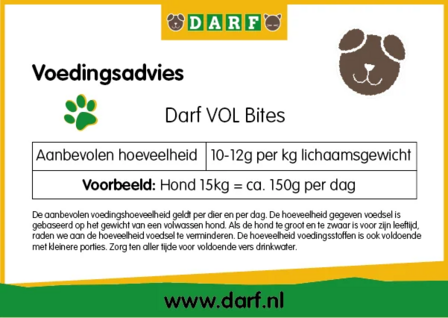 Darf-Vol Regular 20 kg geperste hondenbrokken 