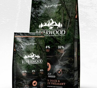 Riverwood Adult Hert &amp; Lam met konijn 12 kg hondenvoer