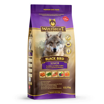 Wolfsblut senior black bird 12,5kg hondenvoer