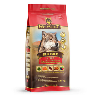 Wolfsblut adult red rock 12,5kg hondenvoer