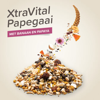 Beaphar Xtra Vital Papegaaienvoer 3 KG