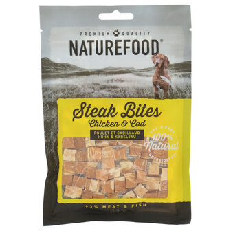  Rosewood Naturefood steak bites kip 100gr