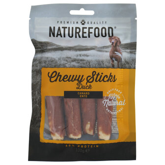 Rosewood Naturefood chewy sticks eend 100gr