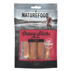 Rosewood Naturefood chewy sticks zalm 100gr