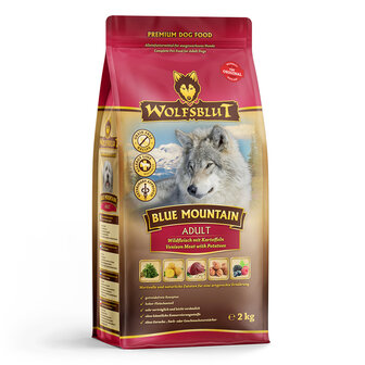 Wolfsblut adult blue mountain 2kg hondenvoer