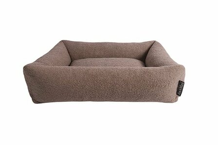 Lex &amp; Max Boekarest Boucle Zand 80x65 cm Hondenmand