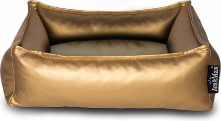 Lex &amp; Max Gold hondenmand Goud 100x80cm