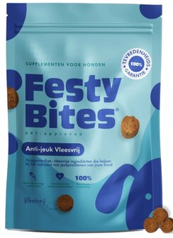 Festybites Anti-jeuk Vleesvrij 60 stuks.