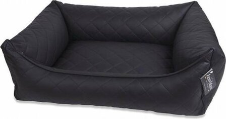 Lex &amp; Max Eco Leather Hondenmand 120x85cm Zwart