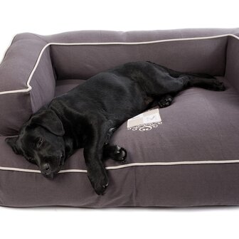 Lex &amp; Max New Classic Hondensofa Grijs 100x70x35 cm