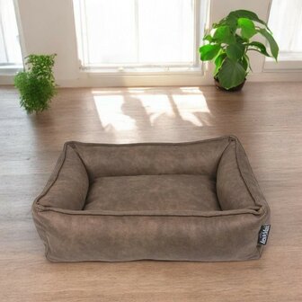 Lex &amp; Max Alaska Hondenmand Taupe 120x85cm