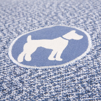 Lex &amp; Max Orthopedisch Dogs Only Hondenkussen 90x65 cm Blauw