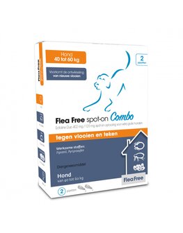 Flea Free Spot-On Combo Hond 40-60kg 2 pip