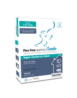 Flea Free Spot-On Combo Hond 2-10kg 2 pip