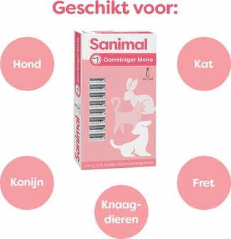 Sanimal Oorreiniger Mono 10x5 ml