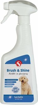 Sectolin Brush &amp; Shine Hond Antiklit- en Glansspray 500ml