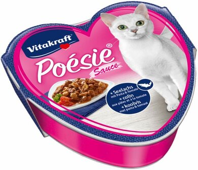 vitakraft po&eacute;sie met koolvis, pasta en tomaat