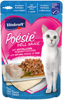 vitakraft po&eacute;sie d&eacute;li sauce kabeljauw