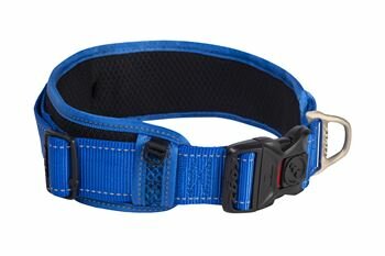 Rogz Utility Padded Halsband Blue