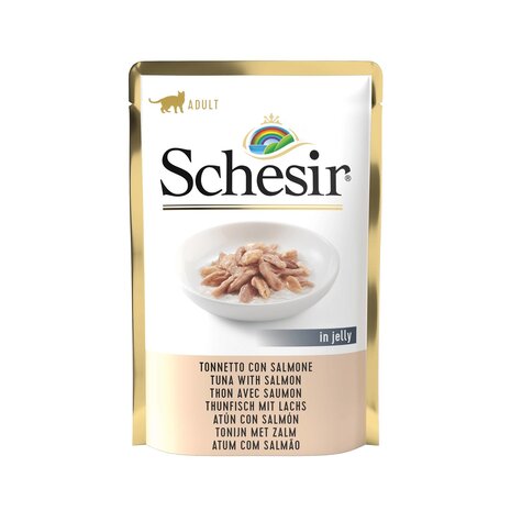 Schesir Cat Tuna & Salmon in Jelly 85 gr