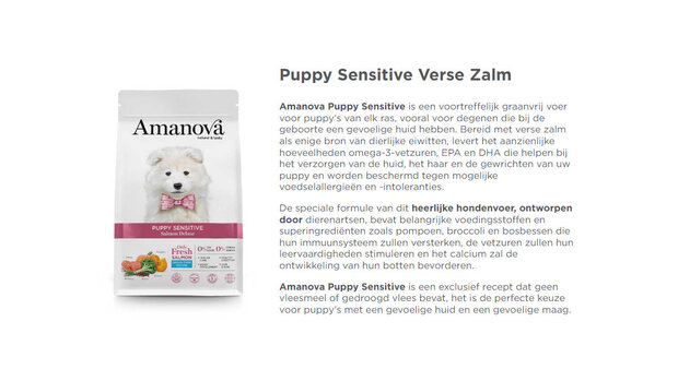 Amanova Puppy Sensitive Salmon Deluxe 7 kg