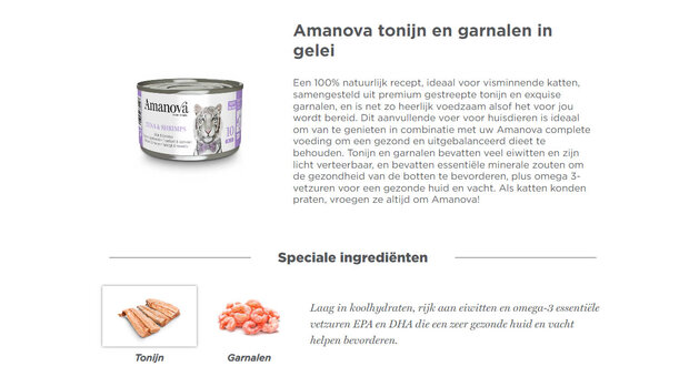 Amanova 10 Tuna & Shrimps 70 gram