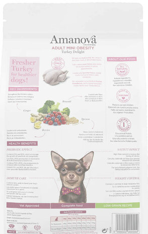 Amanova Adult Mini Obesity Turkey Delight 7 kg 