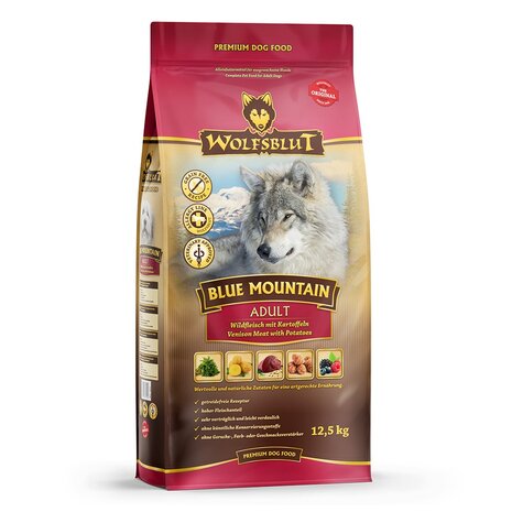 Wolfsblut adult bleu mountain 12,5kg hondenvoer