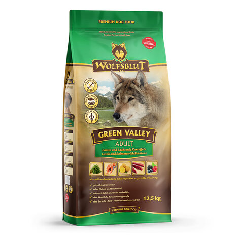 Wolfsblut adult green valley 12,5kg hondenvoer