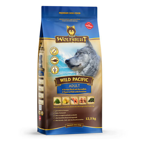 Wolfsblut adult wild pacific 12,5kg hondenvoer