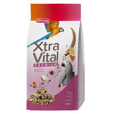 Beaphar Xtra Vital Papegaaienvoer 3 KG