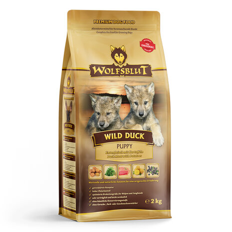 Wolfsblut puppy wild duck 2kg hondenvoer