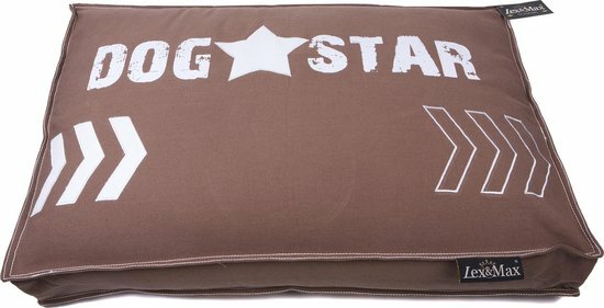 Lex & Max Boxbed Dogstar 120x80 cm Taupe Hondenmand