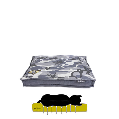 Lex & Max Orthopedisch Army Canvas Hondenbed 120x80 cm