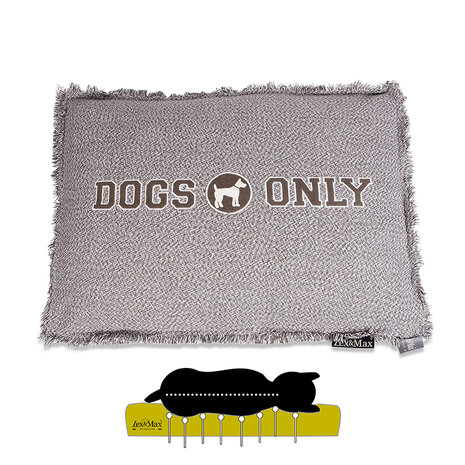 Lex & Max Orthopedisch Dogs Only Hondenkussen 120x80 cm Taupe