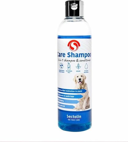 Sectolin Care Shampoo Hond 2 in 1 Verzorgende Shampoo en Conditioner 250ml